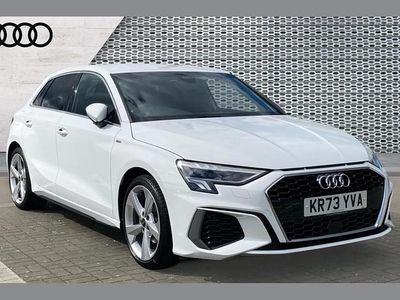 Used Audi A3 S-Line 147 HP (108 kW) 2023 White Sedan