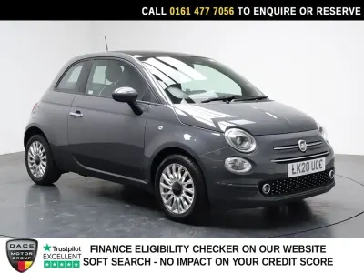 Begagnad Fiat 500 Lounge 70 HK (51 kW) 2020 Grå Halvkombi