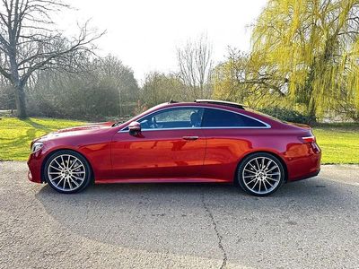 Used Mercedes E220 AMG Line Premium 2018 Red Coupe