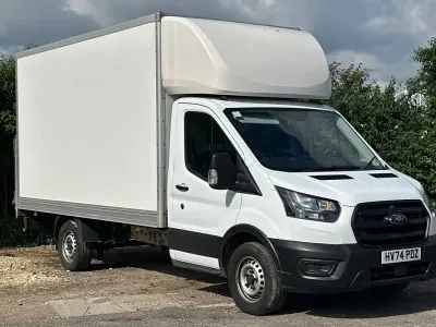 Used Ford Transit 130 HP (95 kW) 2024 White Cabriolet