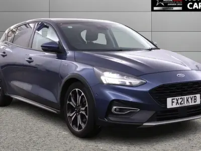 Used Ford Focus Active X 125 HP (91 kW) 2021 Blue Hatchback