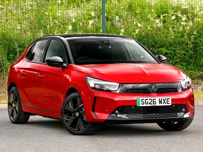 Nowe Vauxhall Corsa-e Ultimate 100 kW (136 KM) 2026 Czerwony Hatchback