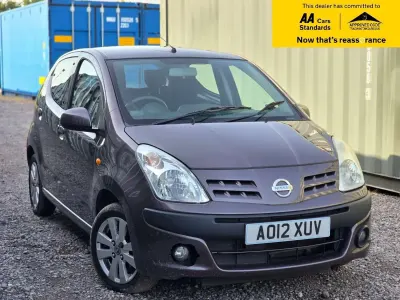 Used Nissan Pixo N-TEC 68 HP (50 kW) 2012 Purple Hatchback