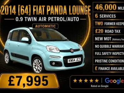 Used Fiat Panda Lounge 85 HP (62 kW) 2015 Blue Hatchback