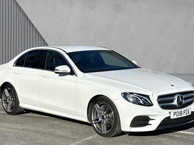 Used Mercedes E220 AMG line 194 HP (142 kW) 2018 White Sedan