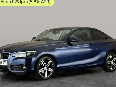 Used BMW 218 Sport Line 150 HP (110 kW) 2019 Blue Coupe