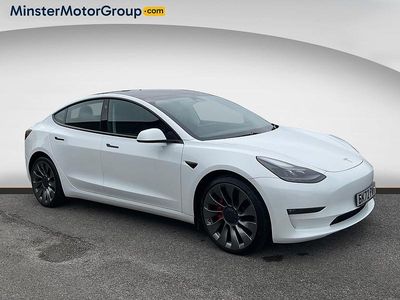 White Used 2022 Tesla Model 3 Performance Sedan | £24,990 (Fair price)