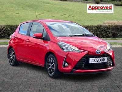 Used Toyota Yaris Hybrid 2019 Red Hatchback
