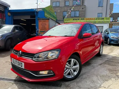 Used VW Polo Edition 90 HP (66 kW) 2017 Red Hatchback