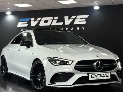 Used Mercedes CLA35 AMG Premium Plus 2021 White Coupe
