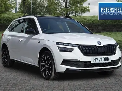 Used Skoda Kamiq Monte Carlo 115 HP (84 kW) 2021 White SUV