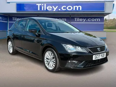 Used Seat Leon SE Dynamic 110 HP (80 kW) 2017 Black Hatchback