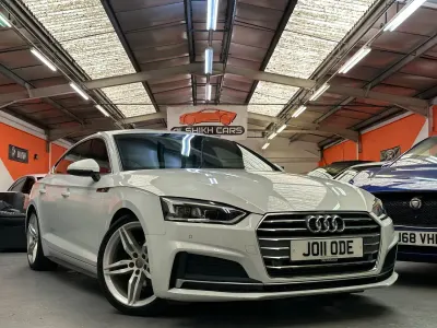 Used Audi A5 S-Line 2019 White Coupe