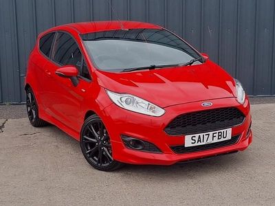 Used Ford Fiesta ST-Line 125 HP (91 kW) 2017 Red Hatchback