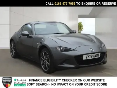 Usado Mazda MX5 Inclusive 184 HP (135 kW) 2019 Cinzento Cabrios