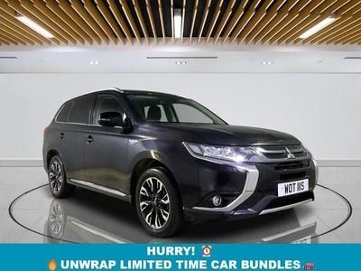 Black Used 2017 Mitsubishi Outlander P-HEV SUV | £11,949 (Fair price)