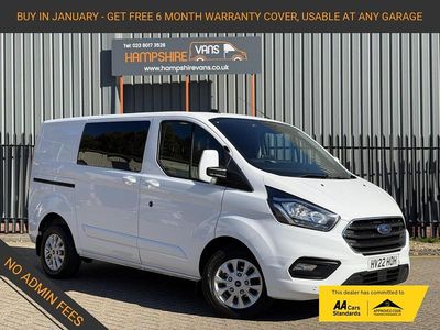 Used Ford Transit Custom Limited 130 HP (95 kW) 2022 White Van