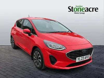 Used Ford Fiesta Titanium 99 HP (72 kW) 2023 Red Hatchback