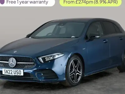 Used Mercedes A180 Executive 136 HP (100 kW) 2022 Blue Hatchback