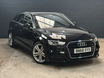 Used Audi A3 Sportback S-Line 150 HP (110 kW) 2018 Black Hatchback