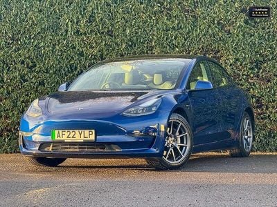 Blue Used 2022 Tesla Model 3 Long Range AWD Sedan | £19,295 (Fair price)