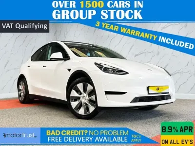 Begagnad Tesla Model Y Long Range AWD 282 kW (384 HK) 2022 Vit SUV