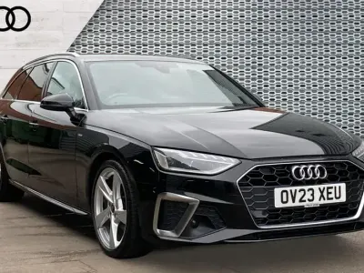 Used Audi A4 S-Line 150 HP (110 kW) 2023 Black Estate