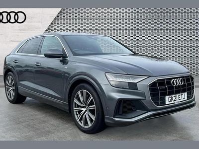 Grey Used 2021 Audi Q8 S-Line SUV | £37,064 (Fair price)