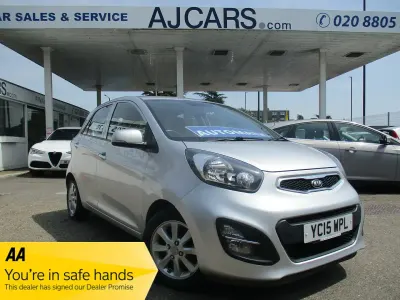 Used Kia Picanto 84 HP (61 kW) 2015 Silver Hatchback