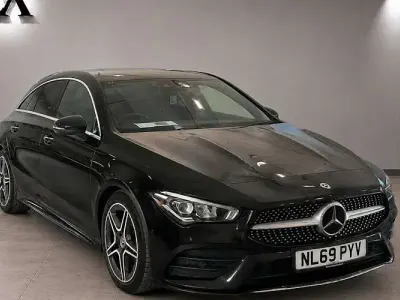 Used Mercedes CLA220 Shooting Brake AMG line 190 HP (139 kW) 2019 Black Estate