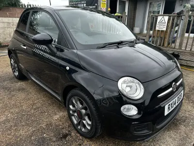 Used Fiat 500 S 69 HP (50 kW) 2014 Black Hatchback