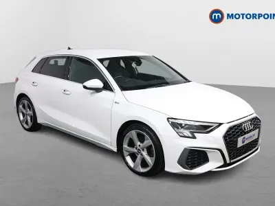 Used Audi A3 S-Line 2021 White Sedan