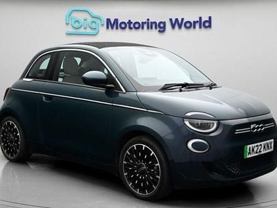 Used Fiat 500e La Prima 86 kW (118 HP) 2022 Green Cabriolet