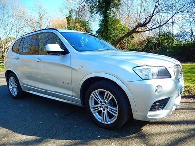 Begagnad BMW X3 M Sport 256 HK (188 kW) 2012 Silver SUV