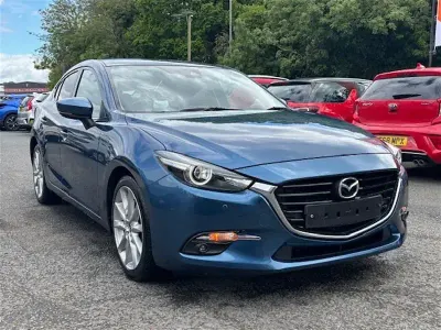 Usado Mazda 3 Inclusive 121 CV (88 kW) 2017 Azul Berlina