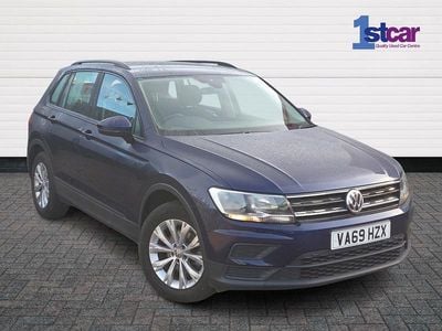 Blue Used 2020 VW Tiguan S SUV | £12,689 (Good price)