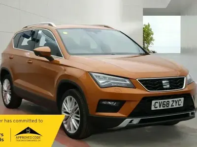 Used Seat Ateca XCELLENCE 150 HP (110 kW) 2018 Orange SUV