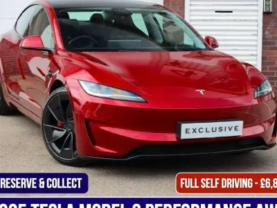 Used Tesla Model 3 Performance 338 kW (460 HP) 2025 Red Sedan