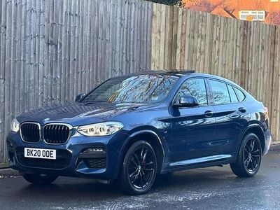 Used BMW X4 M Sport 190 HP (139 kW) 2020 Blue SUV