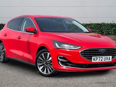 Used Ford Focus Titanium 125 HP (91 kW) 2022 Red Hatchback