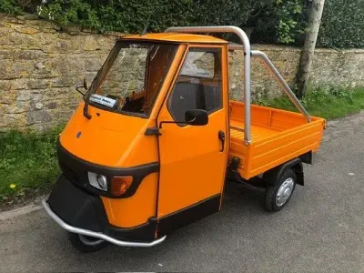 New Piaggio APE 2025 Orange Pickup
