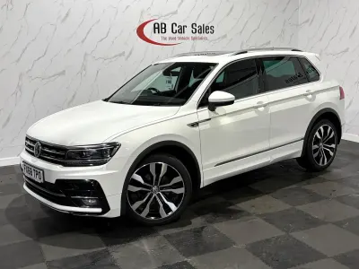 Used VW Tiguan R-line 150 HP (110 kW) 2018 White SUV