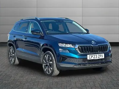Begagnad Skoda Karoq SE L 150 HK (110 kW) 2023 Blå SUV