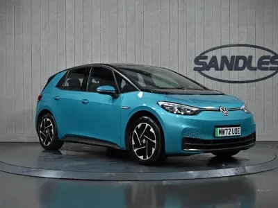 Used VW ID.3 Pro Performance 150 kW (204 HP) 2021 Turquoise Hatchback