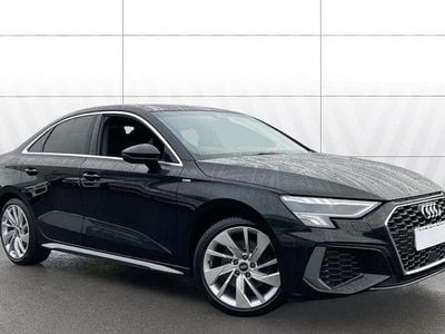 Black Used 2021 Audi A3 S-Line Sedan | £21,893 (Fair price)