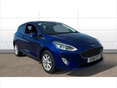 Used Ford Fiesta Zetec 99 HP (72 kW) 2018 Blue Hatchback