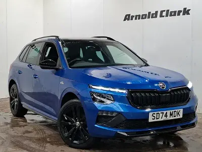 Used Skoda Kamiq Monte Carlo 116 HP (85 kW) 2024 Blue SUV