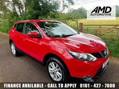 Used Nissan Qashqai Acenta 110 HP (80 kW) 2017 Red SUV