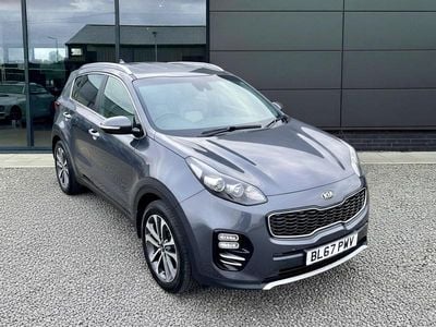 Begagnad Kia Sportage GT-Line 2018 Silver SUV