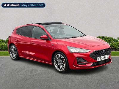 Red Used 2024 Ford Focus ST-Line X Hatchback | £22,625 (Expensive)
